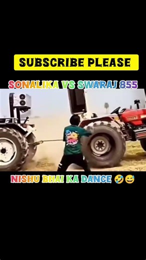 John Deere ⚡💀 Vs Swaraj 855 🤯🥺 | Nishu Deshwal Stunt 🔥 #nishudaswal #shortsviral #shorts
