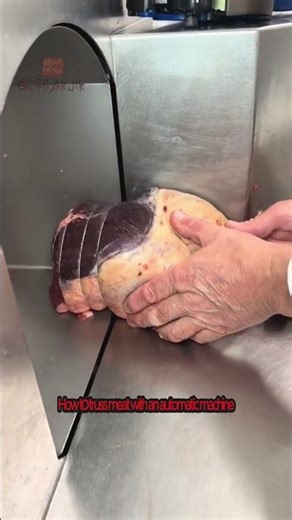 How to truss meat with an automatic machine