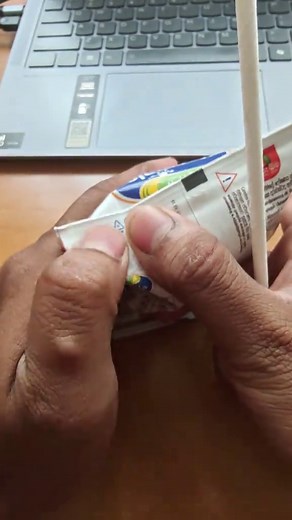 How to Properly Drink a Milk Packet from Kotmale