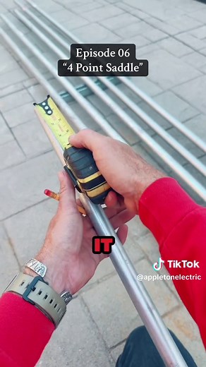 In this video, I talk about how to bend a four-point saddle using 30 degree bends. I explain the process of measuring the height and width of an obstruction, determining the center line, and marking the pipe to make the necessary bends. I then demonstrate the step-by-step process of bending the pipe using a hand bender, emphasizing the importance of the order in which the bends are made. #electrical #electrician #engineering #electricalengineering #electronics #construction #electricianlife #tec