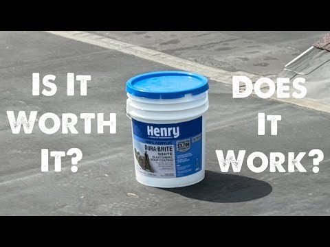 Henry 100% Acrylic Dura-Brite White Elastomeric Roof Coating