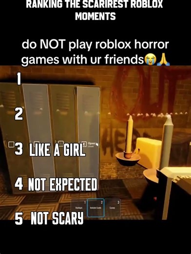 ROBLOX scariest moments ranked #roblox