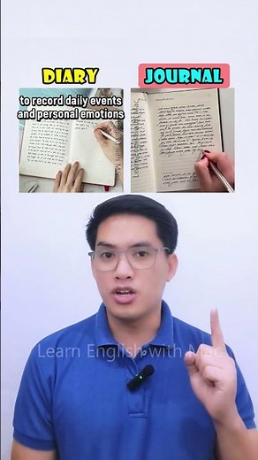diary vs. journal #english