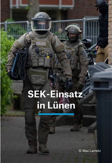 Polizeieinsatz in Lünen: Wohnung durchsucht und Festnahme