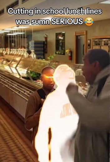 Skipping in school lunch line is serious. Ooh I’m starving bro meme, skipping line meme school line