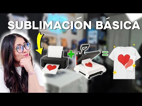 SUBLIMACIÓN para princiantes: Sublima tu Primera camiseta Paso a Paso!