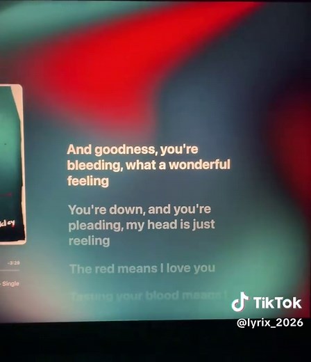 The Red Means I Love You #maddsbuckley #lyrics #applemusic #viral #music