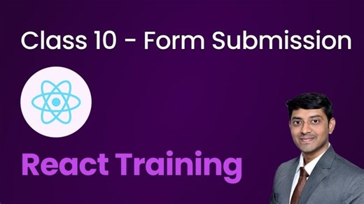 Class 10 - Form Submission Two-way Data Binding - React Training for Beginners | Jagdish Chopde