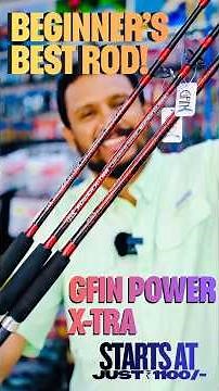 GFIN Power X-tra Spinning Rod 🔥 Best Beginner Fishing Rod Starts at Just ₹1100/-
