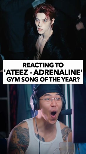 Ateez Glazer of The Year Goes to Rex 😭 #ateez #kpop #wooyoung #reaction #kpopgroup #boyband