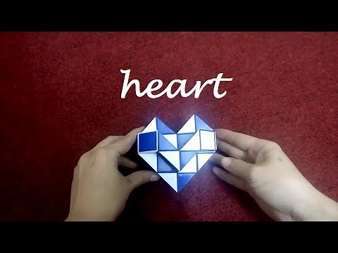 Smiggle snake puzzle or Rubik's twist 24 - Heart - 心