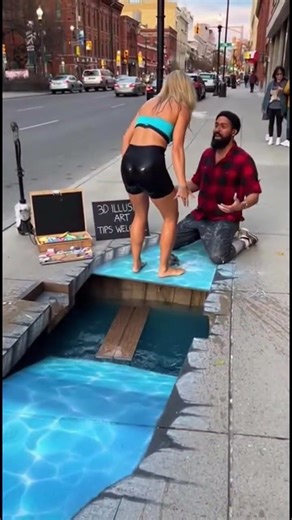 3d sidewalk painting prank (part 2). 😂😂