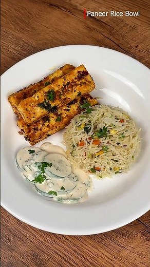 Paneer Rice Bowl Recipe | Healthy Protein Packed Paneer Lunch 🍲 #paneerbowl #paneerricebowl