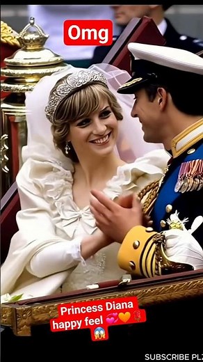 Princess Diana happy feel 😱🌹🧡🥰#shorts #diana #queenelizabeth #william #kate #louis #meghan #royal