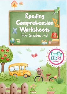 Reading Comprehension Worksheets Grades 1-3 Bundle - Etsy UK