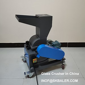 Glass bottle crusher to sand - SKBALER