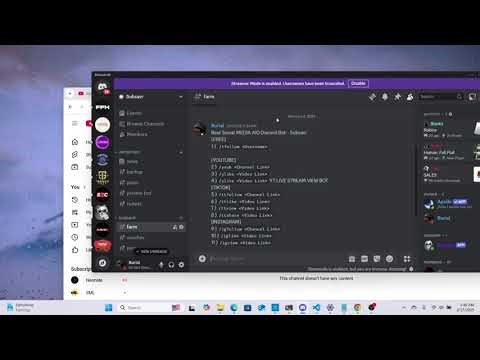 YouTube Sub Bot 2025 UPDATED