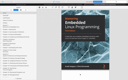 Mastering Embedded Linux Programming 翻译情况汇报