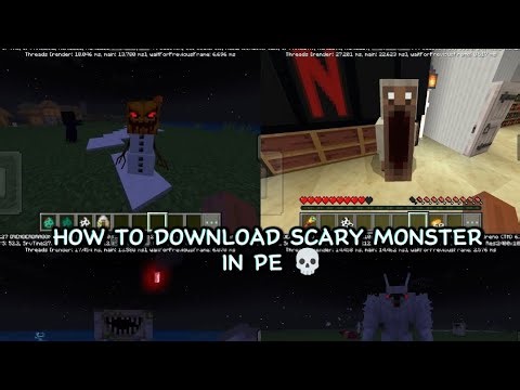 Top 5 SCARY MONSTERS in MCPE 😱 | Download & Install Tutorial