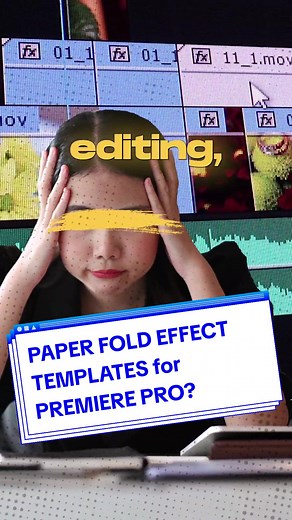 Looking for Ali Abdaal's Paper Fold Effect Templates for Premiere Pro?...