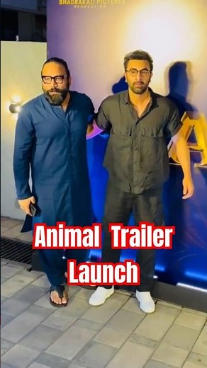 Animal Trailer Launch - Ranbir Kapoor, Sandeep Reddy Vanga | Animal Official Trailer #ranbirkapoor