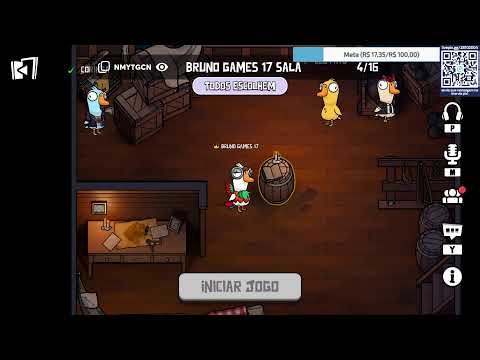 Bora jogar de Goose Goose Duck Deixa muito like e fiquem na live