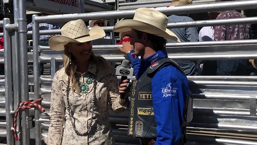 Stetson Wright wins his first Ellensburg Rodeo championship winning saddle broncs on Monday | Ellensburg Daily Record