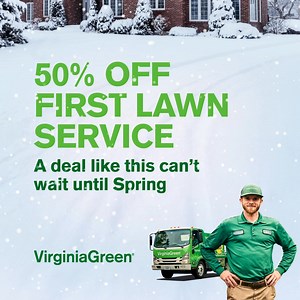 💸 Save 50% off your first application with your local lawn treatment pros–no contract required. Sign up today and don’t pay until our first service. 100% satisfaction guaranteed. | Virginia Green