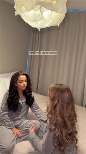 Feel like a VS Bombshell without the heat ✨ The BounceGlam Heatless Blowout is available on grwthcosmetics.com #heatlessblowout #bombshellblowout #victoriassecret #overnightblowout #blowout | GRWTH