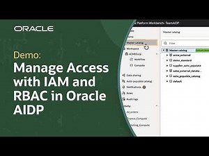 How to Configure IAM and RBAC in Oracle AI Data Platform