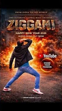 ZIGGANI 🔥 | From India to the World | Ultimate Global Mass Anthem (2026)| New Year 2026 Audio Song