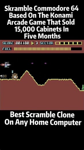 Skramble C64 Classic Gameplay - The Best Scramble Clone On Any Home Computer In 1983 #c64 #gaming