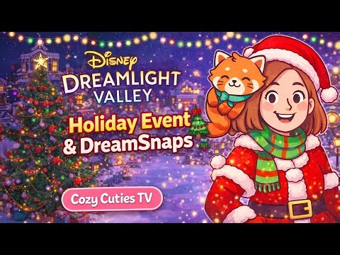Disney Dreamlight Valley Holiday Event 🎄✨ DreamSnaps Fun #disneydreamlightvalley