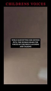 Hearing the disembodied voices of children is never a good thing #nightmarefuel #paranormal #ghosts #horrortok #supernaturalfamily