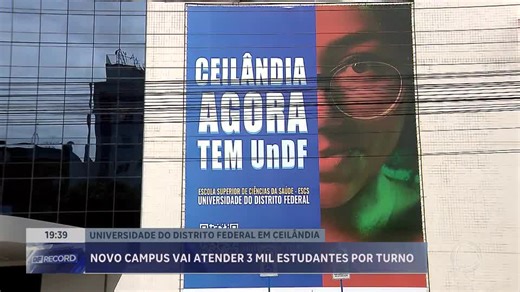 Novo campus da UnDF vai atender 3 mil estudantes em Ceilândia (DF)