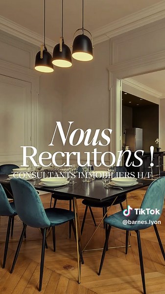 ✨ Nous recrutons | Consultants Immobiliers (H/F) Nous recherchons des personnalités ambitieuses et passionnées, disposant d’une expérience confirmée dans l’immobilier. Rejoindre BARNES Lyon, c’est accompagner une clientèle exigeante, développer son activité sur des quartiers d’exception et partager une aventure humaine guidée par l’exigence, la discrétion et l’engagement. Secteurs à Lyon : 📍Rive Gauche 📍Presqu’île Discutons-en simplement autour d’un café.Parce que les plus belles histoires com