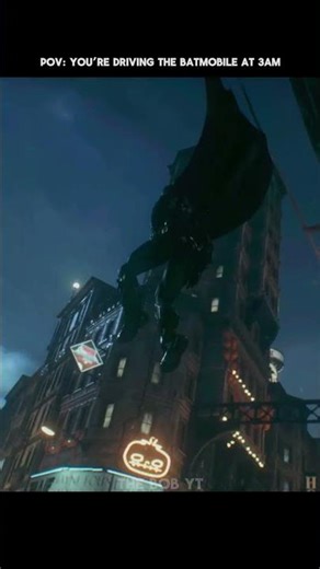 POV: You’re Driving the Batmobile at 3AM Batman: Arkham Knight