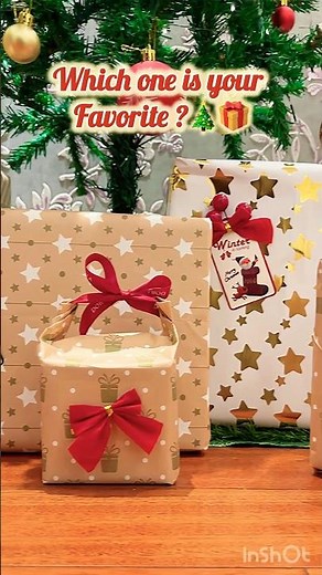 Pick your favorite 🎁wrap? - comment below!!! 🎄#christmas
