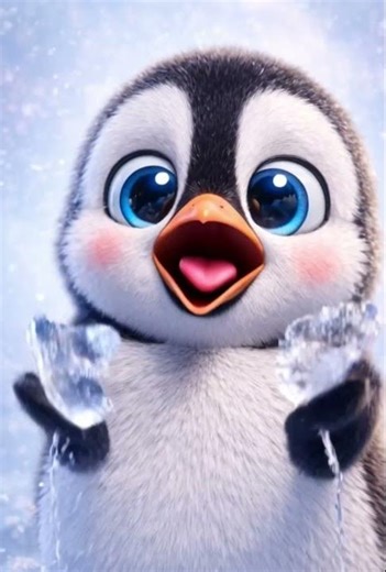 You Won’t Stop Watching This Penguin 🐧🧊#asmr,#shorts,#viral video,#cute