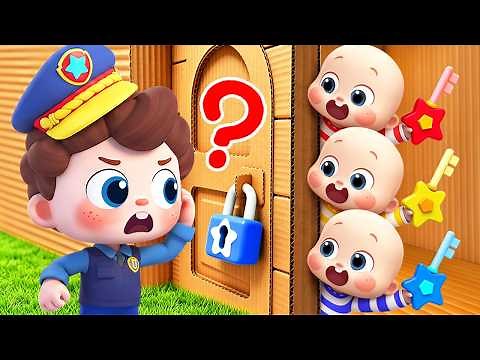 🔴LIVE | Escape Room Challenge | Brave Policeman | Learn Colors for Preschoolers | BabyBus