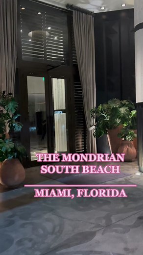 THE MONDRIAN HOTEL IN SOUTH BEACH IS A VIBE!! #miami #southbeachmiami #luxuryhotel #solotrip #birthdaytrip #miamihotel #miamitiktok #mondriansouthbeach