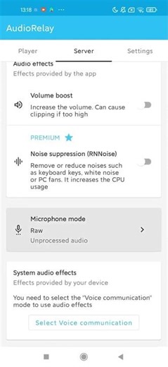 Audio Relay App Setup On Android Device