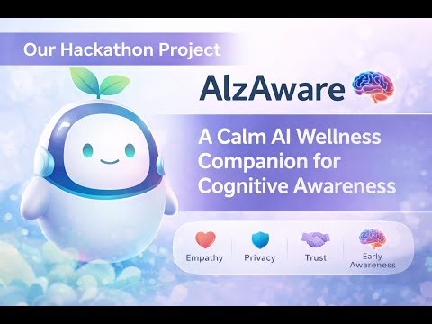 AlzAware | AI App for Early Cognitive Awareness (Hackathon Project) | Meet Dubey