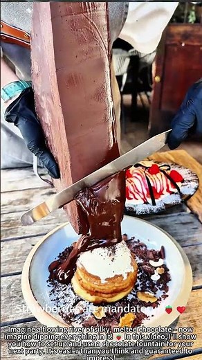 Make Chocolate Fountain: Epic Dessert DIY! 🍫💧