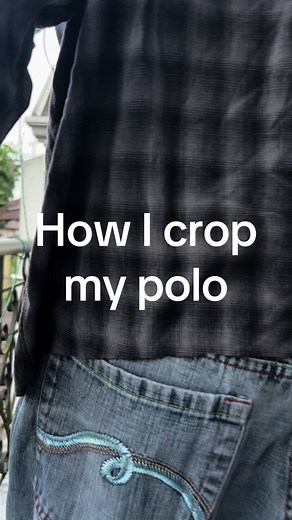 Easy Polo Cropping Tutorial for Trendy Streetwear Looks