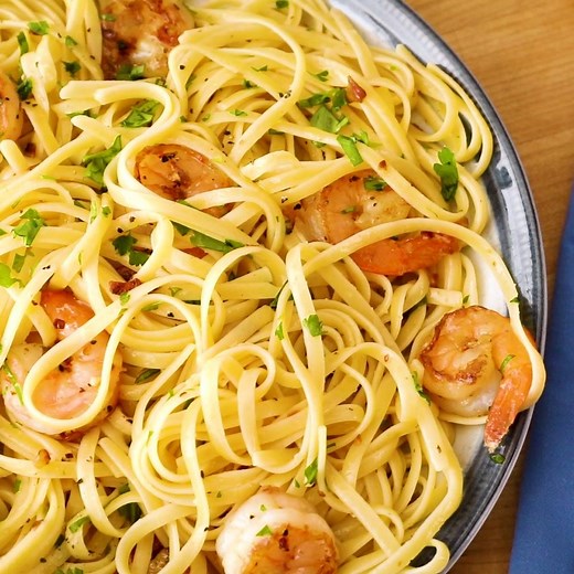115K views · 1.2K reactions | Shrimp Scampi with Pasta:...