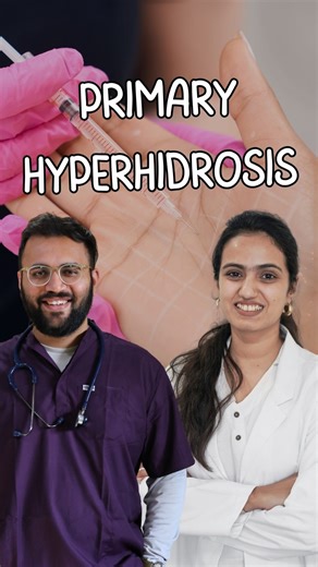 Dr. Akshat Juneja on Instagram: "Sweaty Hands?? Primary hyperhidrosis means your sweat glands are overactive, not that your body is overheating or unhealthy. It usually starts early, affects areas like palms, soles, underarms, or face, and can happen even when you’re calm or sitting in an AC room. The important part is that it’s manageable. Management depends on severity and daily impact and may include: • clinical-strength antiperspirants • topical or oral medications • in-clinic procedures for