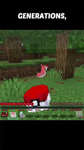 The BEST Pokémon Mod for Minecraft Bedrock 🔥#minecraft #gaming #pokemon #shorts
