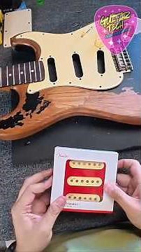 POV Installing Noiseless Pickups on this Fender Custom Style Parts-Caster