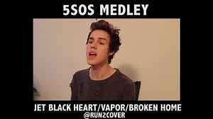 71K views · 3K reactions | 5 Seconds of Summer medley (Jet Black Heart / Vapor / Broken Home) by Run 2 Cover. Full version available on our YouTube channel! | Run 2 Cover | Facebook